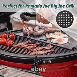 Vankey 11.5in Round Cast Iron Fire Grate Replacement Parts for Kamado Black