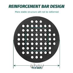 Vankey 11.5in Round Cast Iron Fire Grate Replacement Parts for Kamado Joe Big