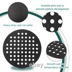 Vankey 11.5in Round Cast Iron Fire Grate Replacement Parts for Kamado Joe Big