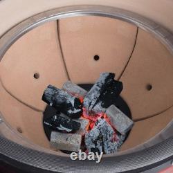 Vankey 11.5in Round Cast Iron Fire Grate Replacement Parts for Kamado Joe Big