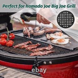 Vankey 11.5in Round Cast Iron Fire Grate Replacement Parts for Kamado Joe Big