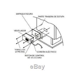 Variable S31105 Blower Fan for CFM US Century Plate Steel Wood Stoves Fireplace