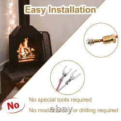 Vent Free Gas Log Pilot Assembly, LP Propane Fireplace Compatible, ODS System