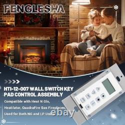 Wall Switch Control Assembly for Gas Fireplaces Compatible with NG & LP Units