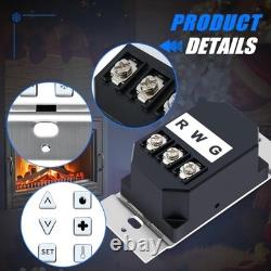 Wall Switch Control Assembly for Gas Fireplaces Compatible with NG & LP Units
