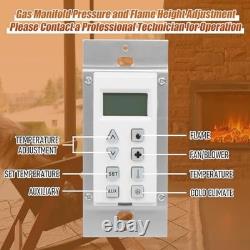 Wall Switch Key Pad Control for Gas Fireplaces Compatible with NG & LP Units