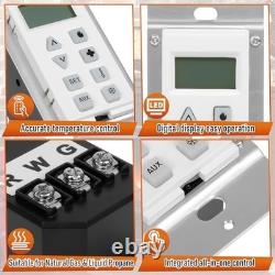 Wall Switch Key Pad Control for Gas Fireplaces Compatible with NG & LP Units
