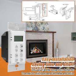 Wall Switch Key Pad Control for Gas Fireplaces Compatible with NG & LP Units