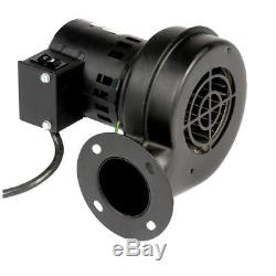 Warm Air Circulator 2-Speed Blower Small Room Heater Pallet Stove Wood Fireplace
