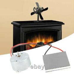 Wood Log Heated Fireplace Motor FOR Stove Burner Power Fan-Heater Replace Parts#
