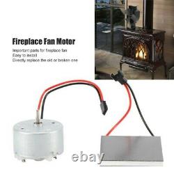 Wood Log Heated Fireplace Motor FOR Stove Burner Power Fan-Heater Replace Parts#