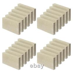 Wood Stove Firebricks 9 x 4.5 x 1.25 in, 24-Pack