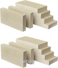 Woodstove Firebricks, Upgrade Fire Bricks Replacement for Stove, Size 9 x