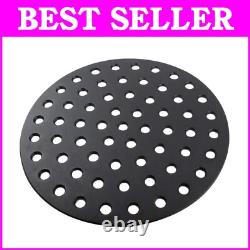XL Big Green Egg Compatible Cast Iron Fire Grate 17 Inch Replacement Part