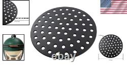 XL Big Green Egg Compatible Cast Iron Fire Grate 17 Inch Replacement Part