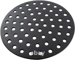 XL Big Green Egg Compatible Cast Iron Fire Grate 17 Inch Replacement Part